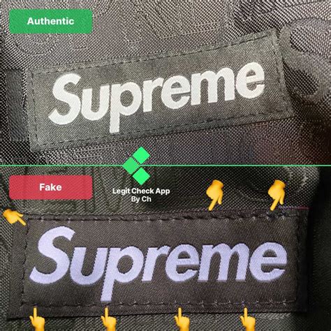 shoulder bag supreme fake|real vs false supreme shoes.